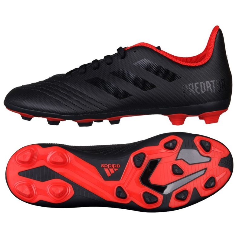 Buty piłkarskie adidas Predator 19.4 FxG Jr G26980 czarne czarne