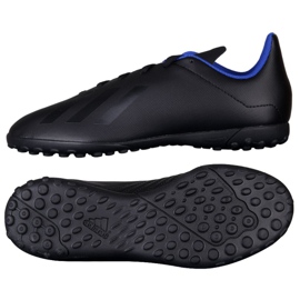 Buty piłkarskie adidas X 18.4 Tf Jr G26983 czarne czarne