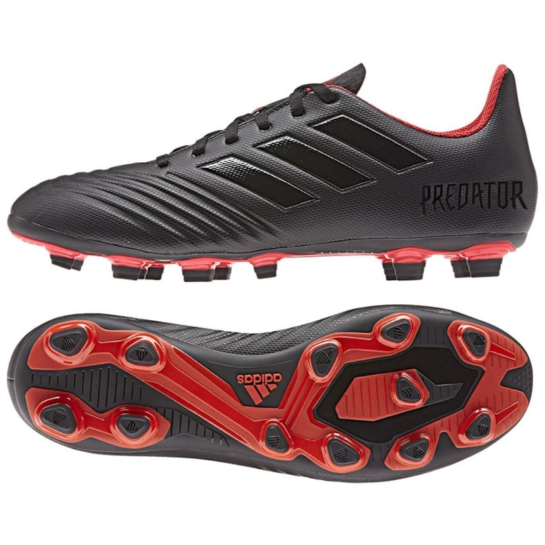 Buty piłkarskie adidas Predator 19.4 FxG M D97960 czarne wielokolorowe