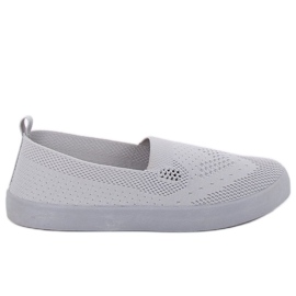 Trampki ażurowe szare JX63P Grey