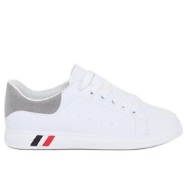Trampki damskie biało-szare BL147P Grey białe