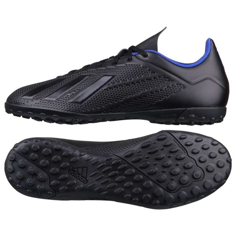 Buty piłkarskie adidas X 18.4 Tf M G28979 czarne czarne