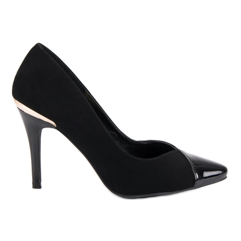 W. Potocki Eleganckie Czarne Szpilki