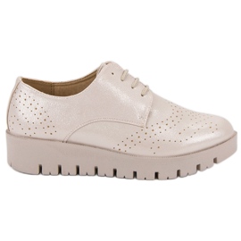 Comer Sznurowane Półbuty brązowe