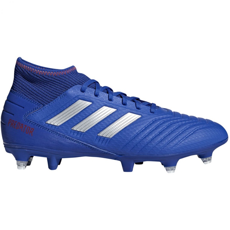 Buty piłkarskie adidas Predator 19.3 Sg M D97957 niebieskie wielokolorowe