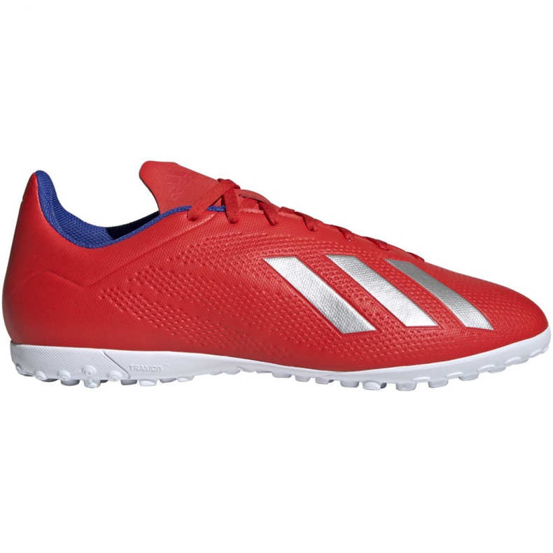 Buty piłkarskie adidas X 18.4 Tf M BB9413 wielokolorowe czerwone