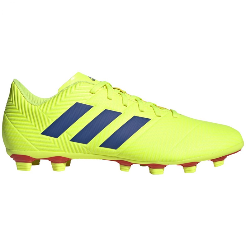 Buty piłkarskie adidas Nemeziz 18.4 FxG M BB9440 żółte żółte