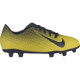 Buty piłkarskie Nike Bravata Ii Fg Jr 844442-701 wielokolorowe żółte