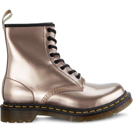 Dr. Martens 1460 Vegan Chrome Rose Gold żółte wielokolorowe