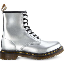 Dr. Martens 1460 Vegan Chrome Silver szare