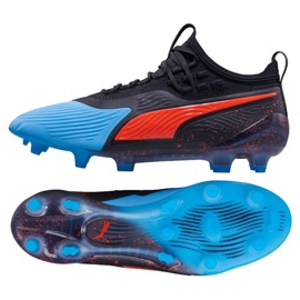 Buty piłkarskie Puma One 19.1 Syn Fg Ag M 105481 01 czarne czarne