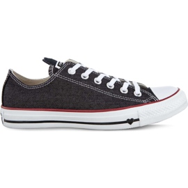 Converse C163309 Black White Garnet czarne
