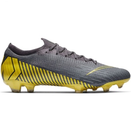 Buty piłkarskie Nike Mercurial Vapor 12 Elite Fg M AH7380-070 szare szare