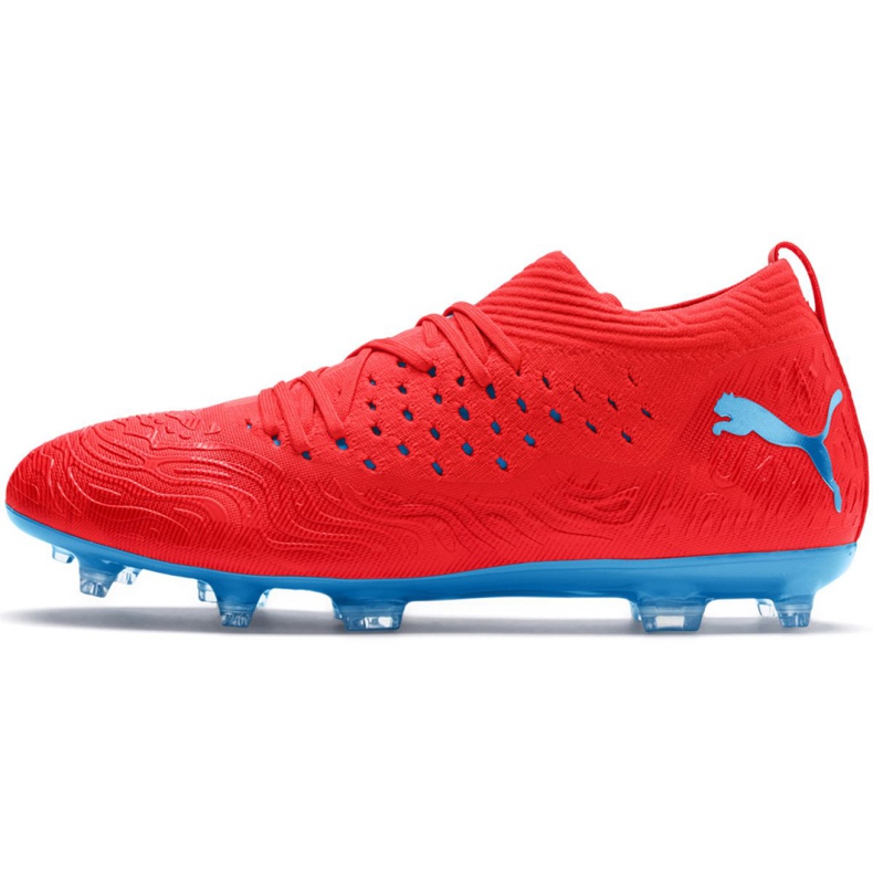 Buty piłkarskie Puma Future 19.2 Netfit Fg Ag M 105536 01 wielokolorowe czerwone