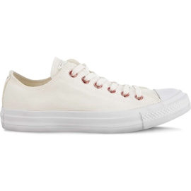 Converse Chuck Taylor All Star Ox C163283 Egret Rhubarb White beżowy