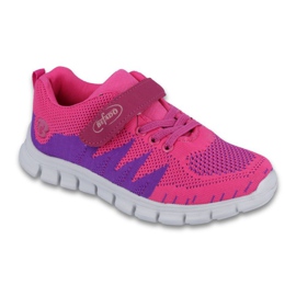 Befado obuwie dziecięce do 23 cm 516Y023 fioletowe różowe