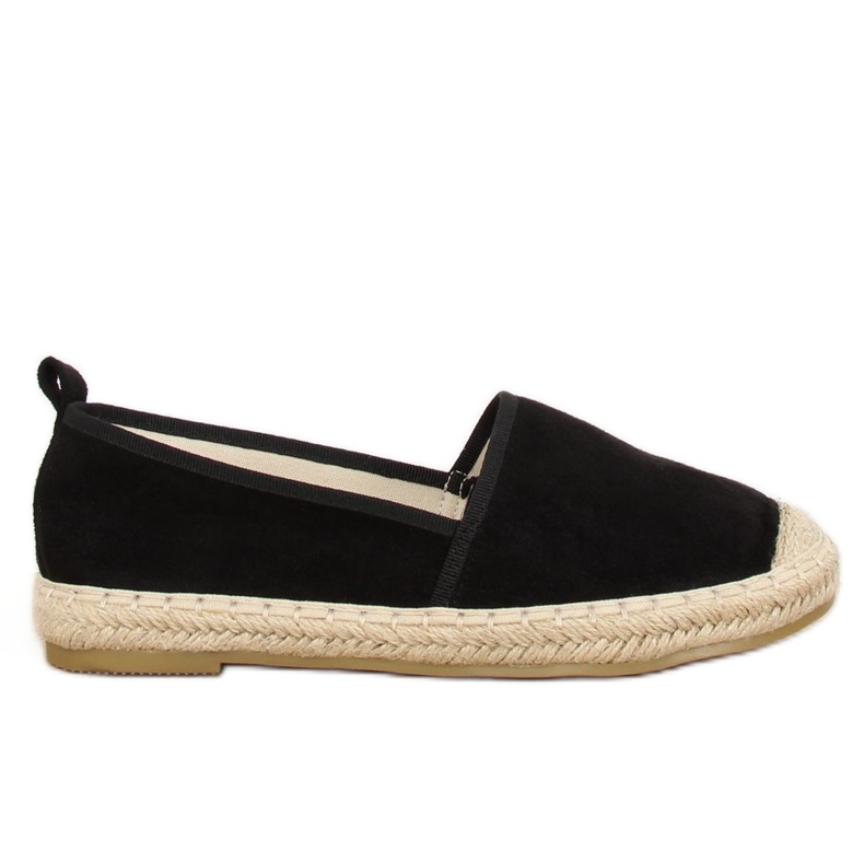 Espadryle damskie czarne A615-ESP-1 Black