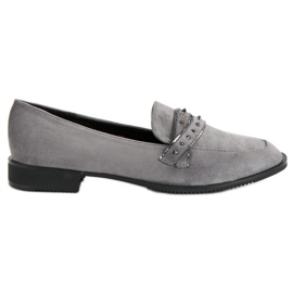 Sergio Todzi Szare Mokasyny Z Dżetami