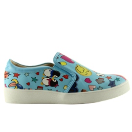 Slipony komiksowe 6120 Blue niebieskie