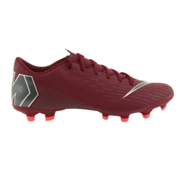 Buty piłkarskie Nike Mercurial Vapor 12 Academy FG M AH7375-606 bordowy czerwone