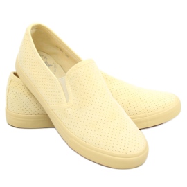 Trampki slip-on żółte G-92 Yellow
