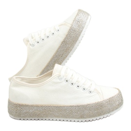 Trampki espadryle białe R-365 White