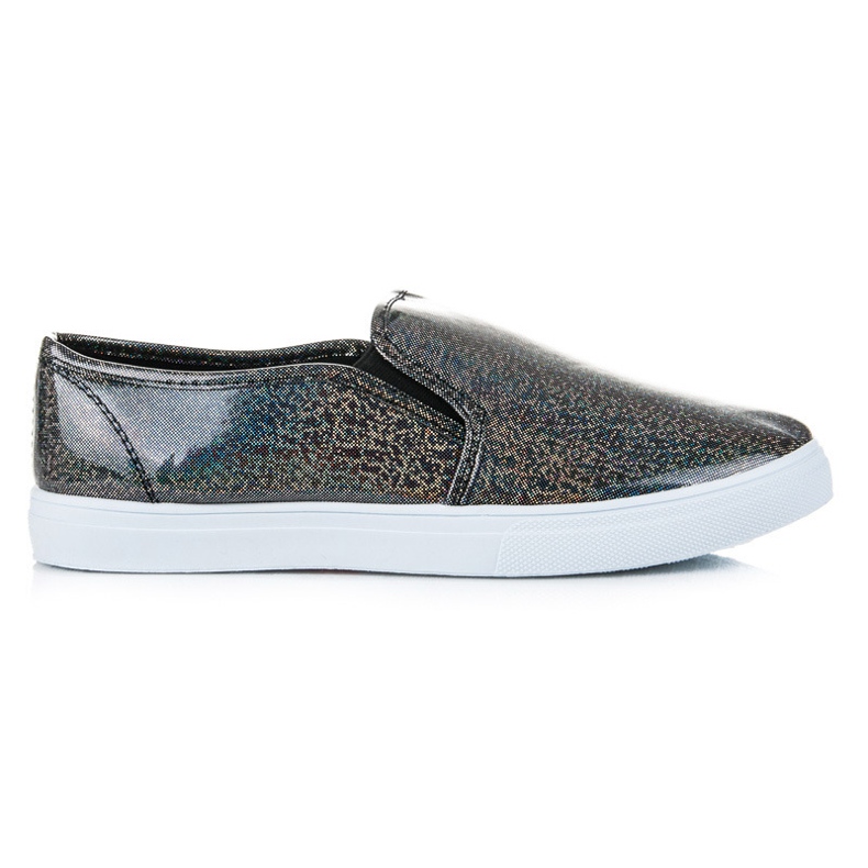 BOSHIMAO Trampki Slip On czarne