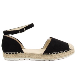 Espadryle damskie czarne JH85 Black