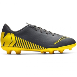Buty piłkarskie Nike Mercurial Vapor 12 Club Mg Jr AH7350-070 czarne czarne