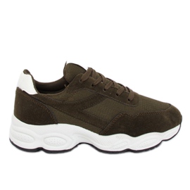 Buty sportowe zielone E-102 Army Green