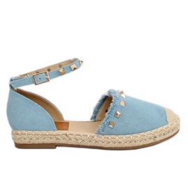 Espadryle jeansowe niebieskie CH-1K211 L.BLUE