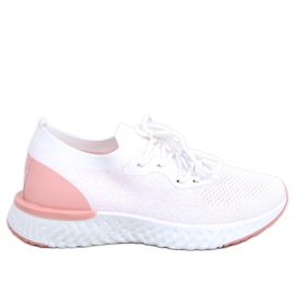 Buty sportowe białe BL164P L.PINK
