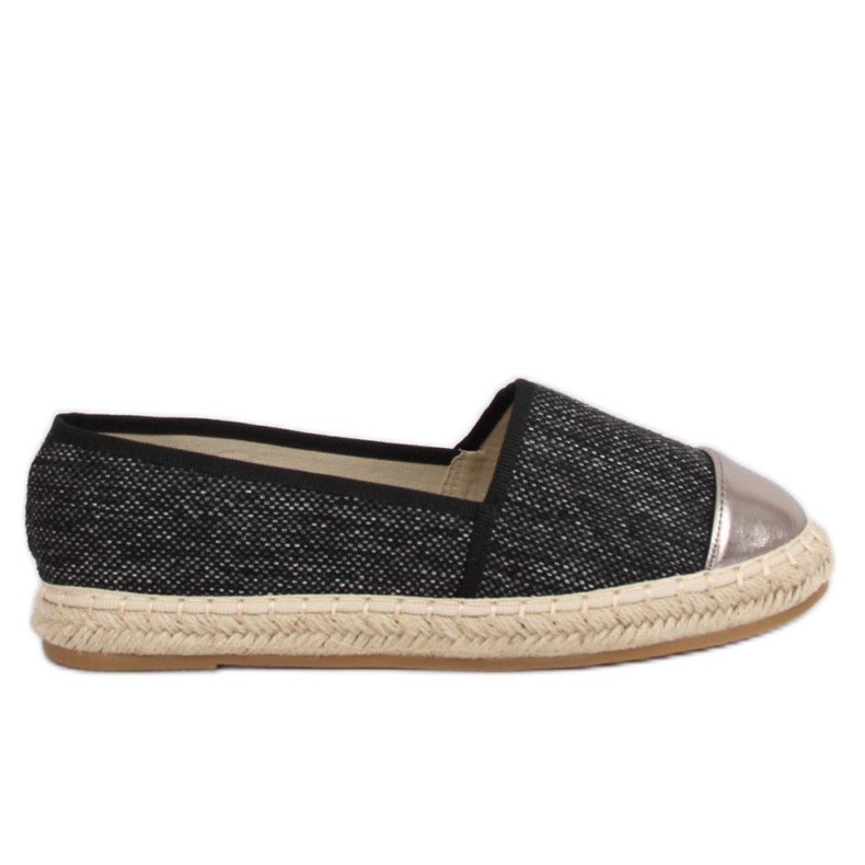 Espadryle płócienne czarne A-9267 Black