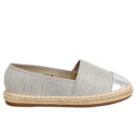 Espadryle płócienne szare A-9267 Grey