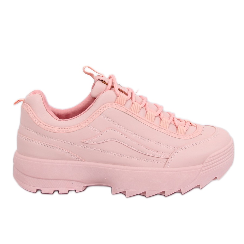 Buty sportowe różowe 83018 Pink