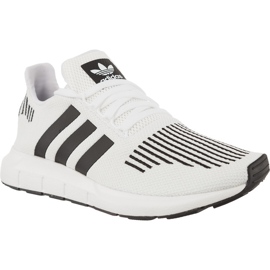 Adidas Swift Run Ftwr White Core Black Medium Grey Heather białe