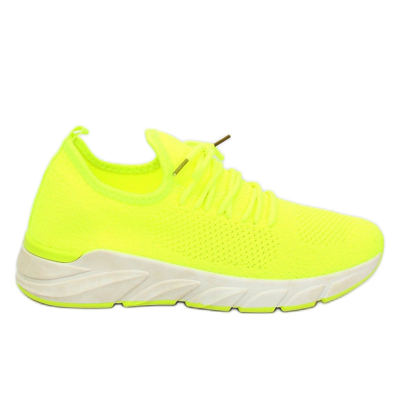Buty sportowe żółte 7766-Y Yellow
