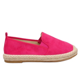 Espadryle damskie fuksjowe 1768-11 Fushia różowe