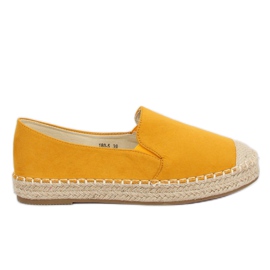 Espadryle damskie żółte 180-5 Yellow