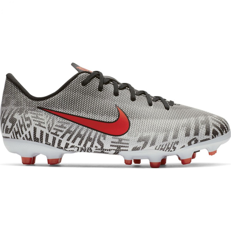 Buty piłkarskie Nike Mercurial Vapor 12 Academy Neymar FG/MG Jr AO2896-170 białe białe