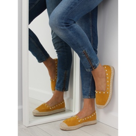 Espadryle damskie żółte 99-17 Yellow II-GAT