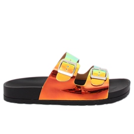 Klapki scholki benzynowe czarne BG28P Black