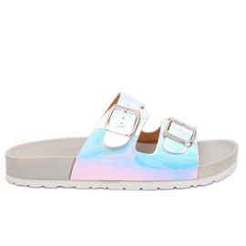 Klapki scholki benzynowe szare BG28P Grey