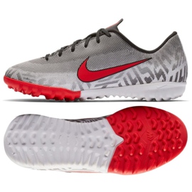 Buty piłkarskie Nike Mercurial Vapor 12 Academy Neymar Tf Jr AO9476-170 szare szare