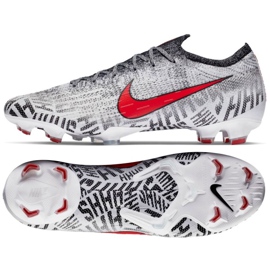 Buty piłkarskie Nike Merurial Vapor 12 Elite Neymar Fg M AO3126-170 białe szare