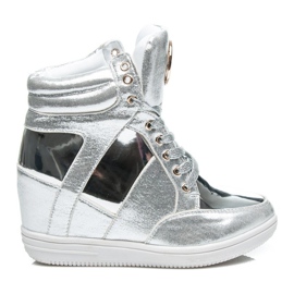 Vices Modne Sneakersy Z Ozdobą szare