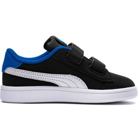 Buty Puma Smash v2 Buck V Ps Jr 365183 04 czarne