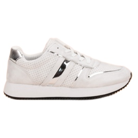 Wygodne Białe Sneakersy