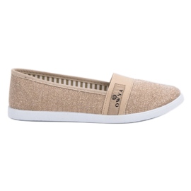 Złote Slipony złoty