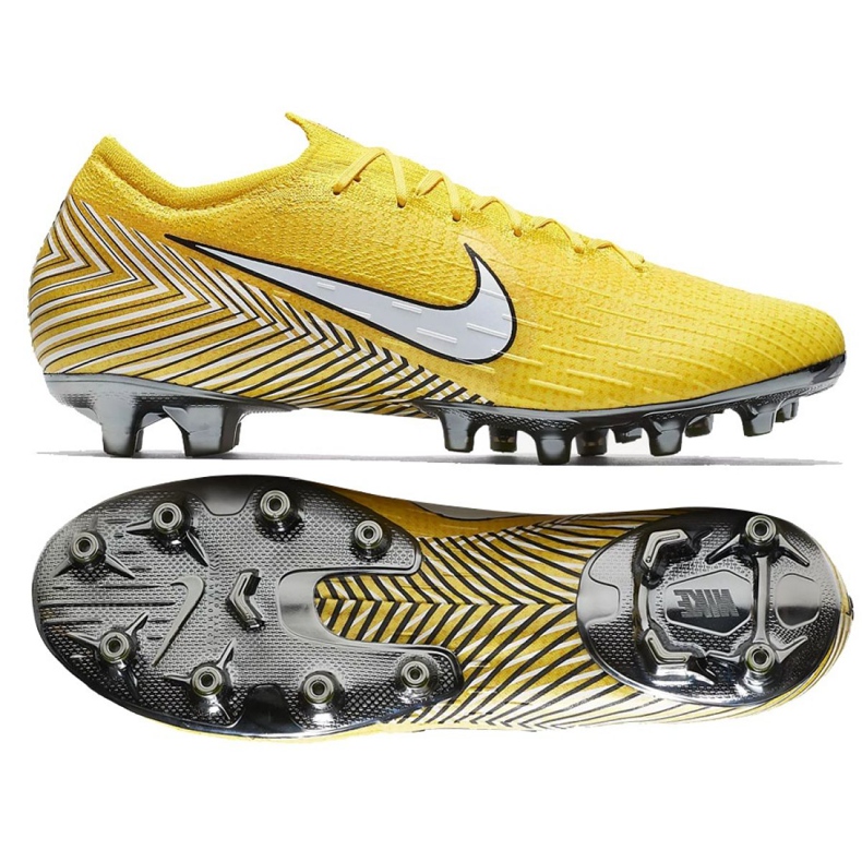 Buty piłkarskie Nike Mercurial Vapor 12 Elite Neymar AG-Pro M AO3128-710 żółte żółte